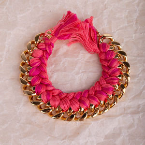 AURELIE BIDERMANN HOT PINK BRACELET | WOMENS